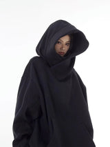 Shroud Hoodie med Høj Hals