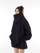 Shroud Hoodie med Høj Hals