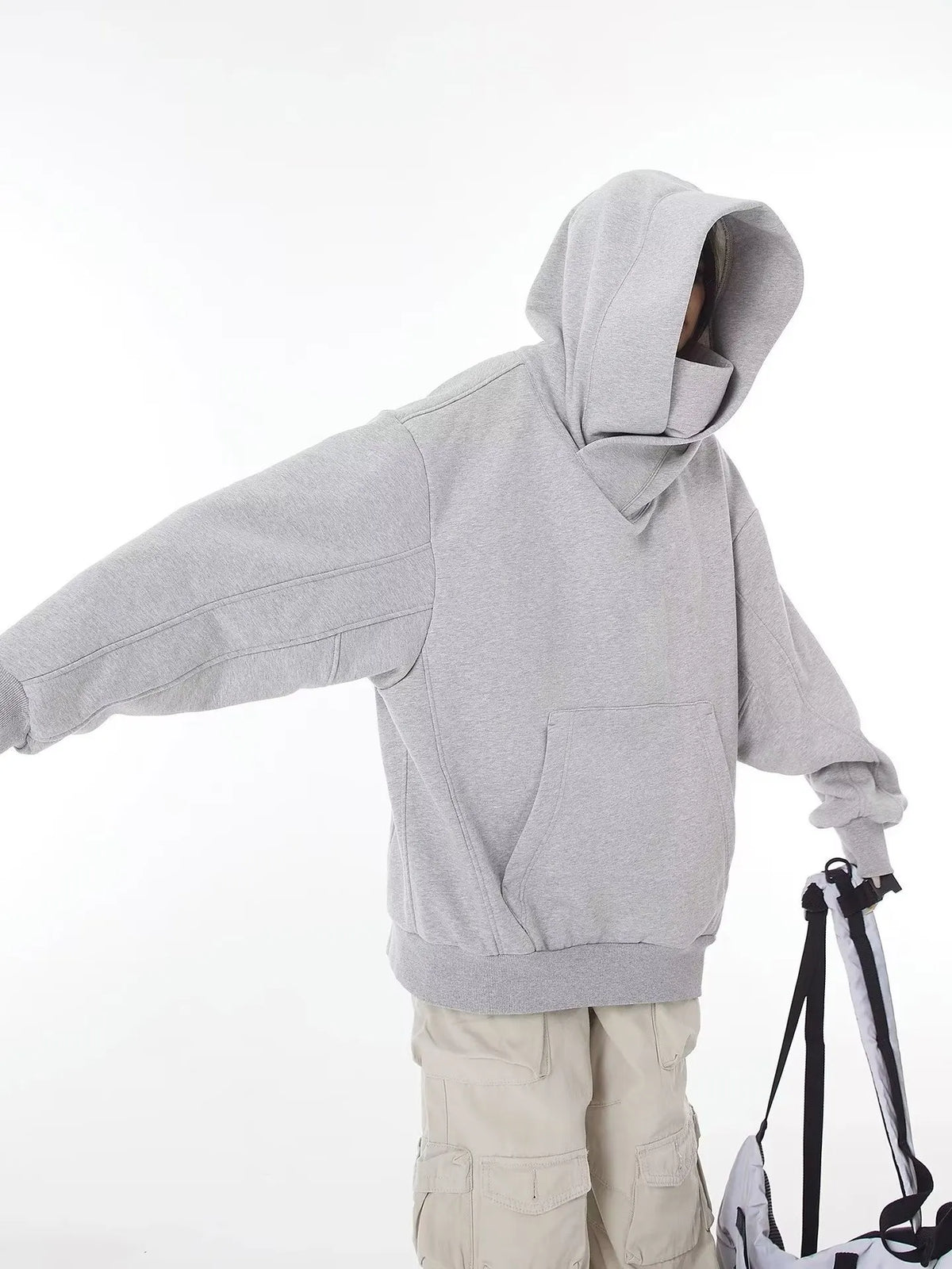 Shroud Hoodie med Høj Hals