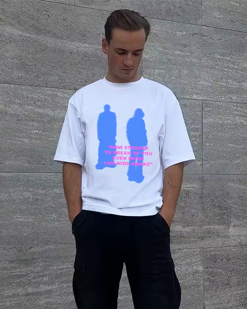 OFFSEAL Y2K Abstract Graphic T-Shirt
