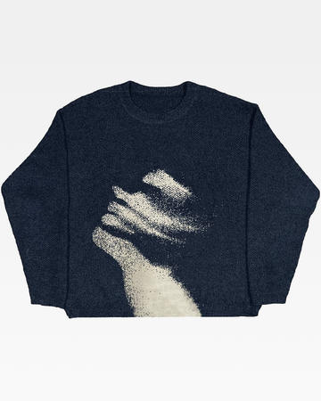 OFFSEAL Y2K Abstract Knit Sweater