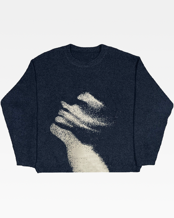 OFFSEAL Y2K Abstract Knit Sweater