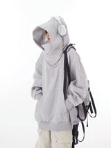 Shroud Hoodie med Høj Hals