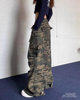 OFFSEAL Baggy Camo Cargo Pants