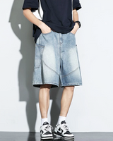 OFFSEAL Y2K Men's Baggy Denim Shorts