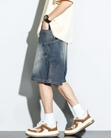OFFSEAL Y2K Men's Baggy Denim Shorts