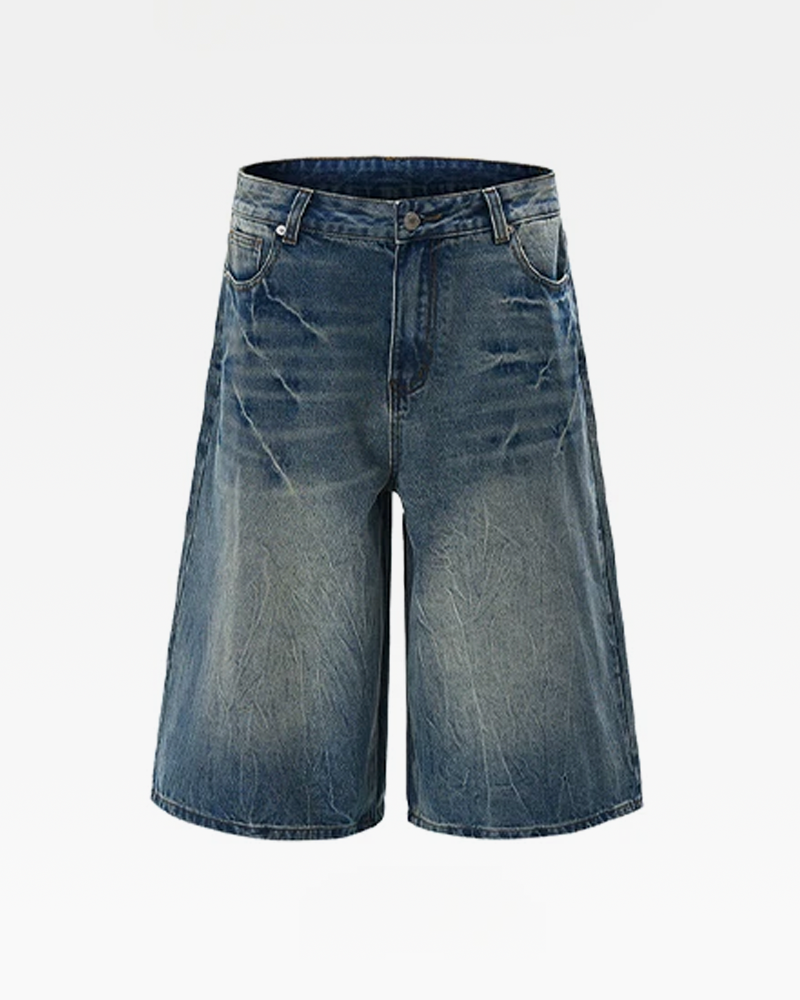 OFFSEAL Men's Baggy Jean Shorts