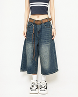 OFFSEAL Women's Baggy Jean Shorts