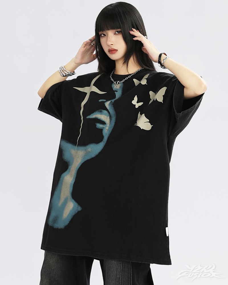 OFFSEAL Y2K Baggy Shirt