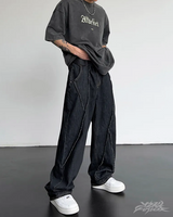 OFFSEAL Black Baggy Jeans Men