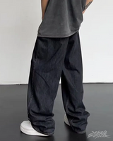 OFFSEAL Black Baggy Jeans Men