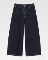 OFFSEAL Black Barrel Jeans