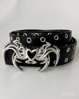 OFFSEAL Black Goth Belt