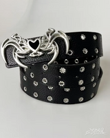 OFFSEAL Black Goth Belt