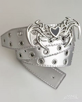OFFSEAL Black Goth Belt