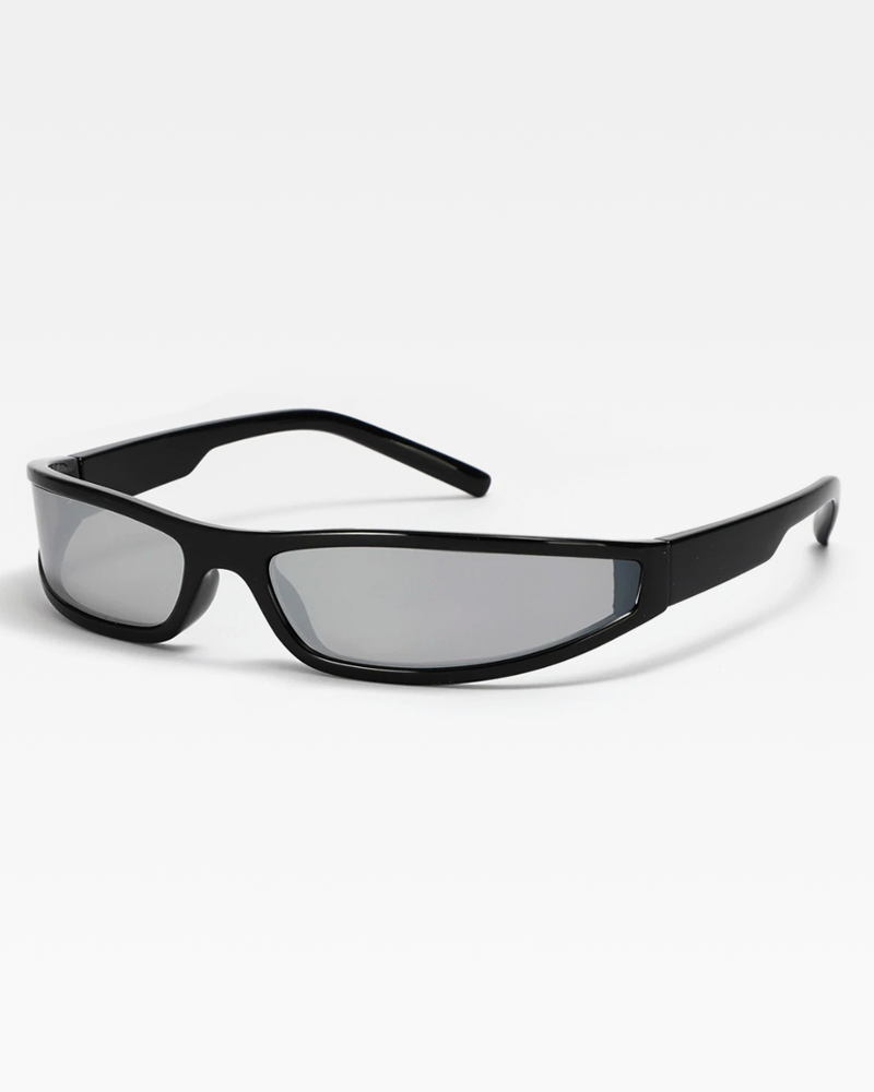 OFFSEAL Black Wrap Around Sunglasses