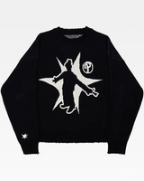 OFFSEAL Y2K Black Sweater