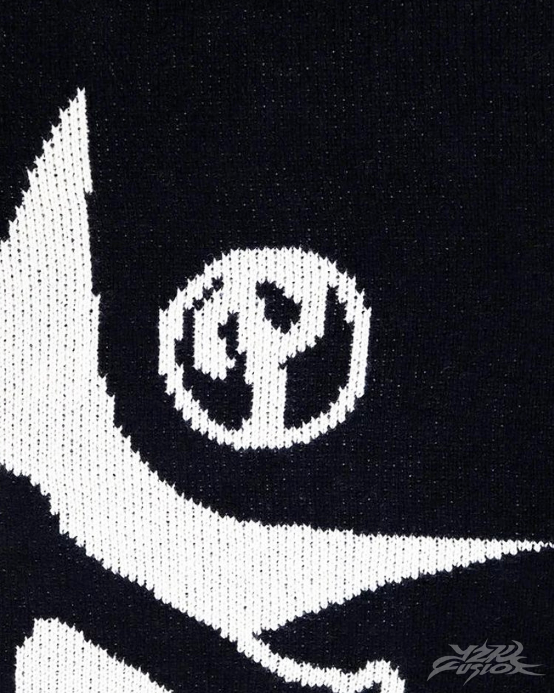 OFFSEAL Y2K Black Sweater