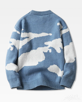 OFFSEAL Blue Cloud Sweater