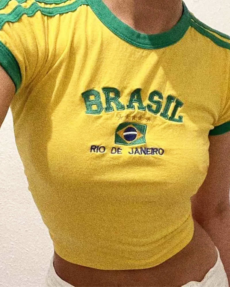 OFFSEAL Brasil Crop Top