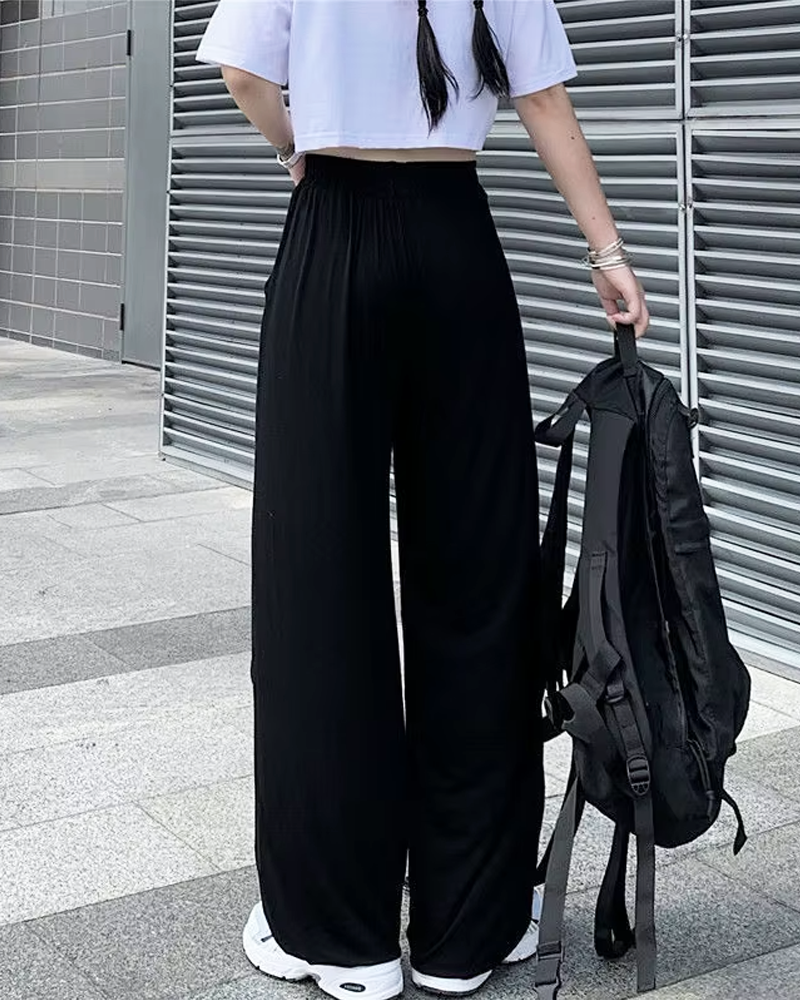 OFFSEAL Butterfly Cut Out Pants