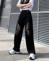 OFFSEAL Butterfly Cut Out Pants
