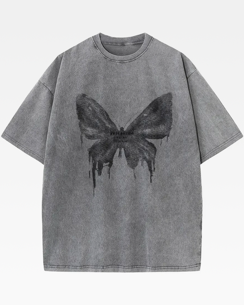 OFFSEAL Butterfly Oversized Shirt