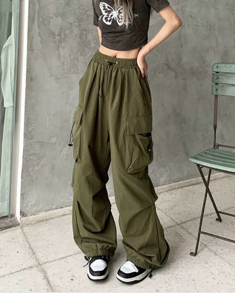 OFFSEAL Cargo Parachute Pants