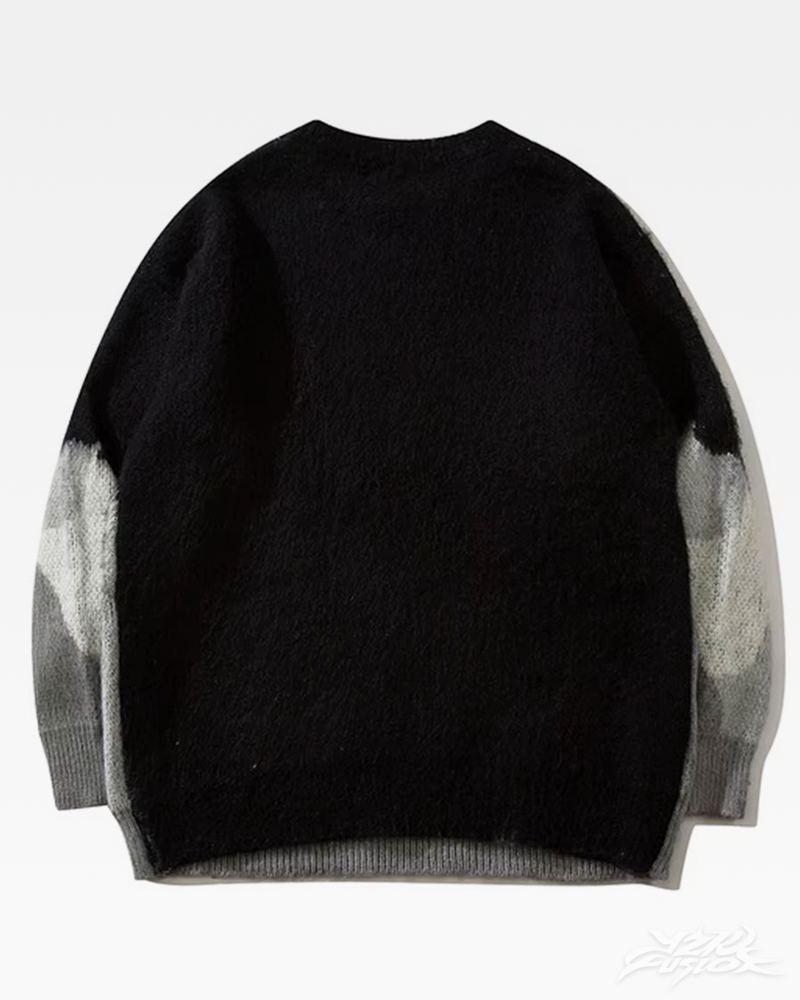 OFFSEAL Cat Knit Sweater