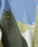 OFFSEAL Cat Knit Sweater