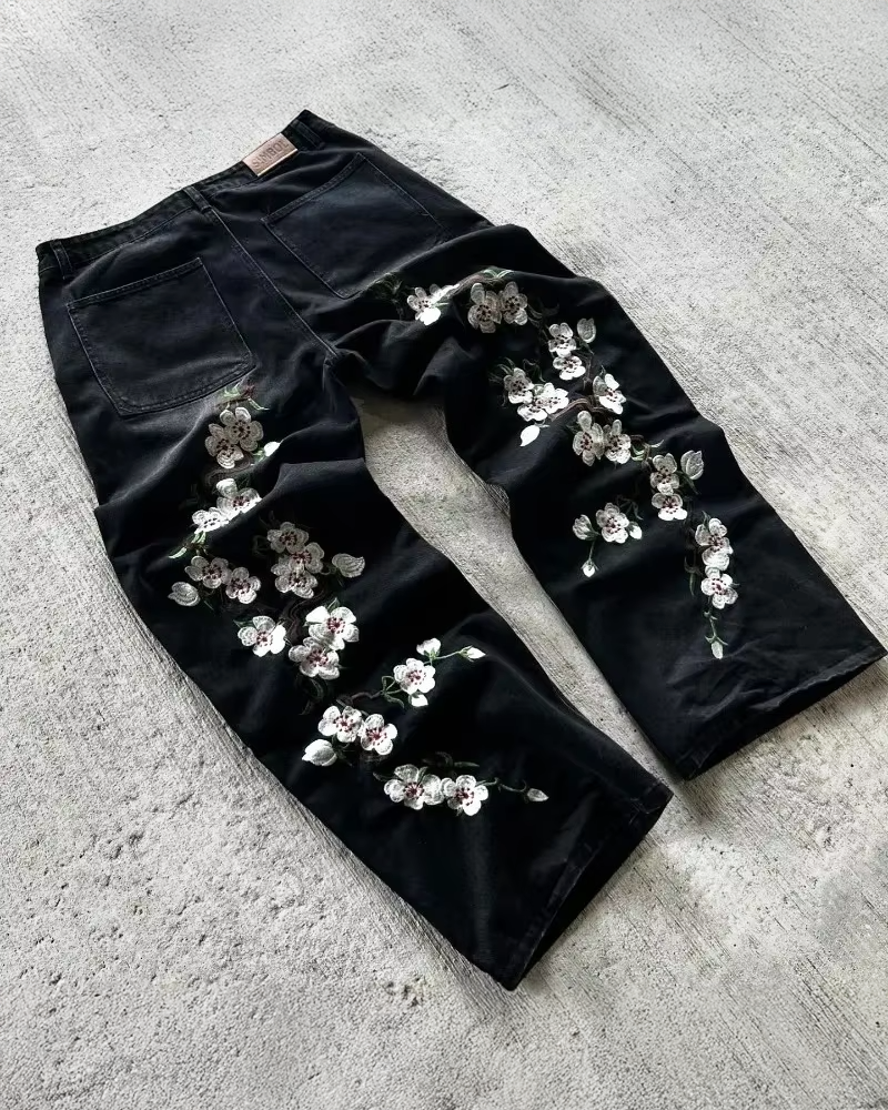 OFFSEAL Cherry Blossom Jeans