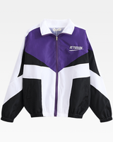 OFFSEAL Y2K Color Block Track Jacket
