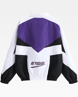 OFFSEAL Y2K Color Block Track Jacket