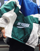 OFFSEAL Y2K Color Block Track Jacket
