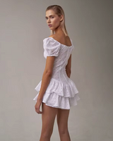 OFFSEAL Corset Ruffled Mini Dress