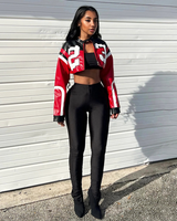 OFFSEAL Cropped Racing Jacket