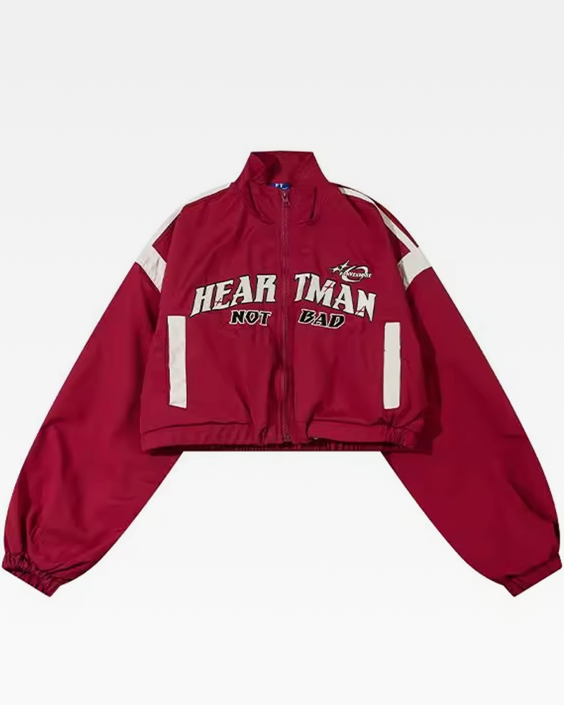 OFFSEAL Y2K Cropped Tracksuit Jacket