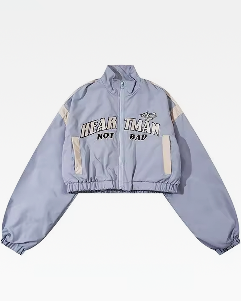 OFFSEAL Y2K Cropped Tracksuit Jacket
