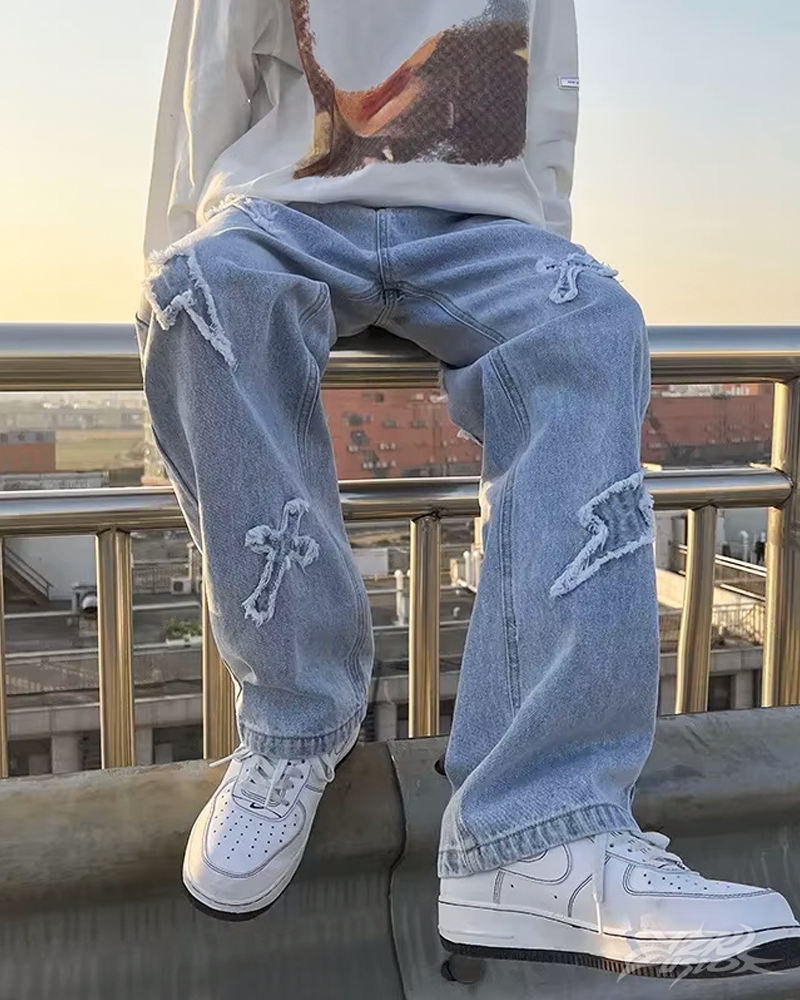OFFSEAL Y2K Cross Jeans