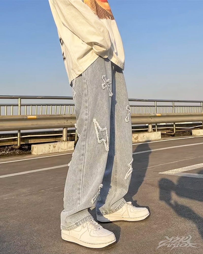 OFFSEAL Y2K Cross Jeans