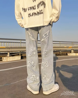 OFFSEAL Y2K Cross Jeans