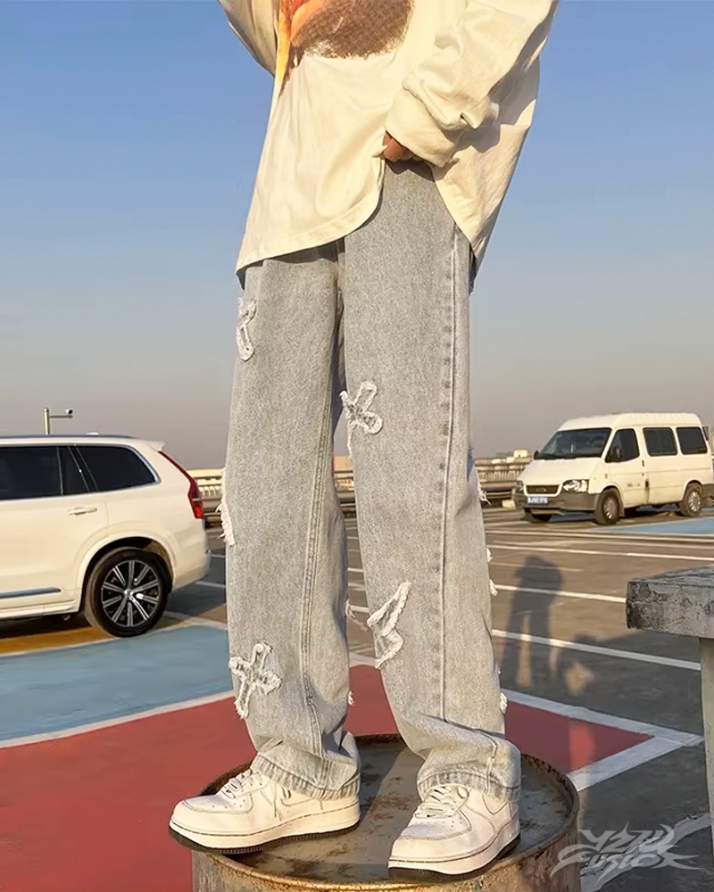 OFFSEAL Y2K Cross Jeans