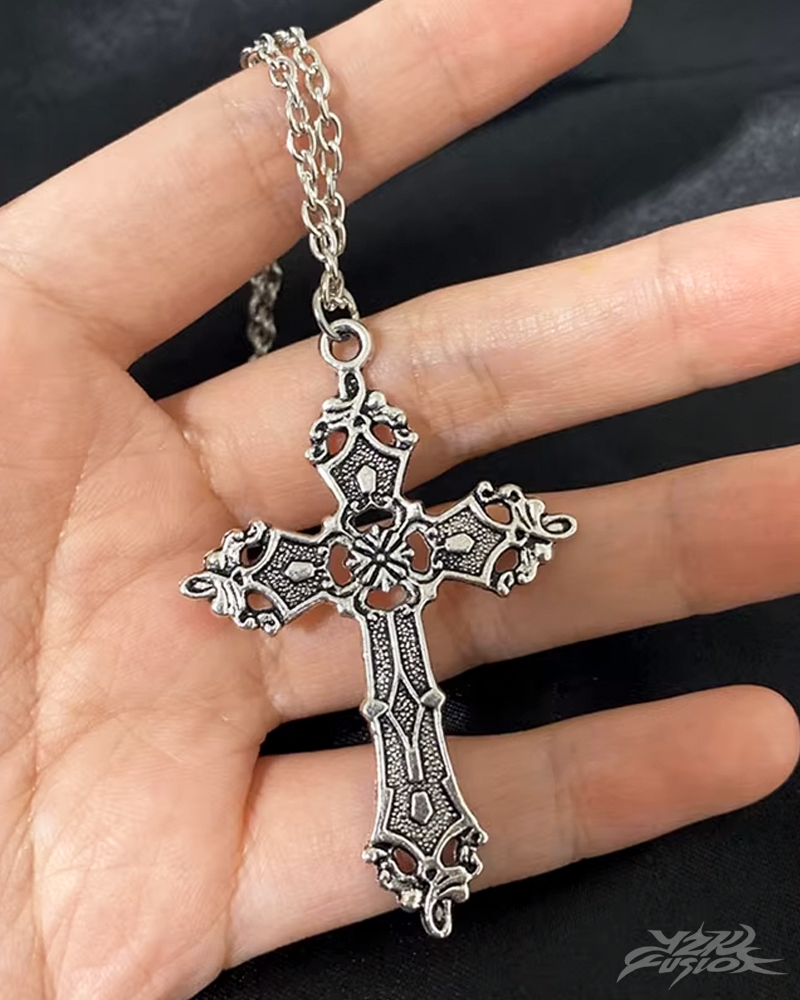 OFFSEAL Y2K Cross Necklace