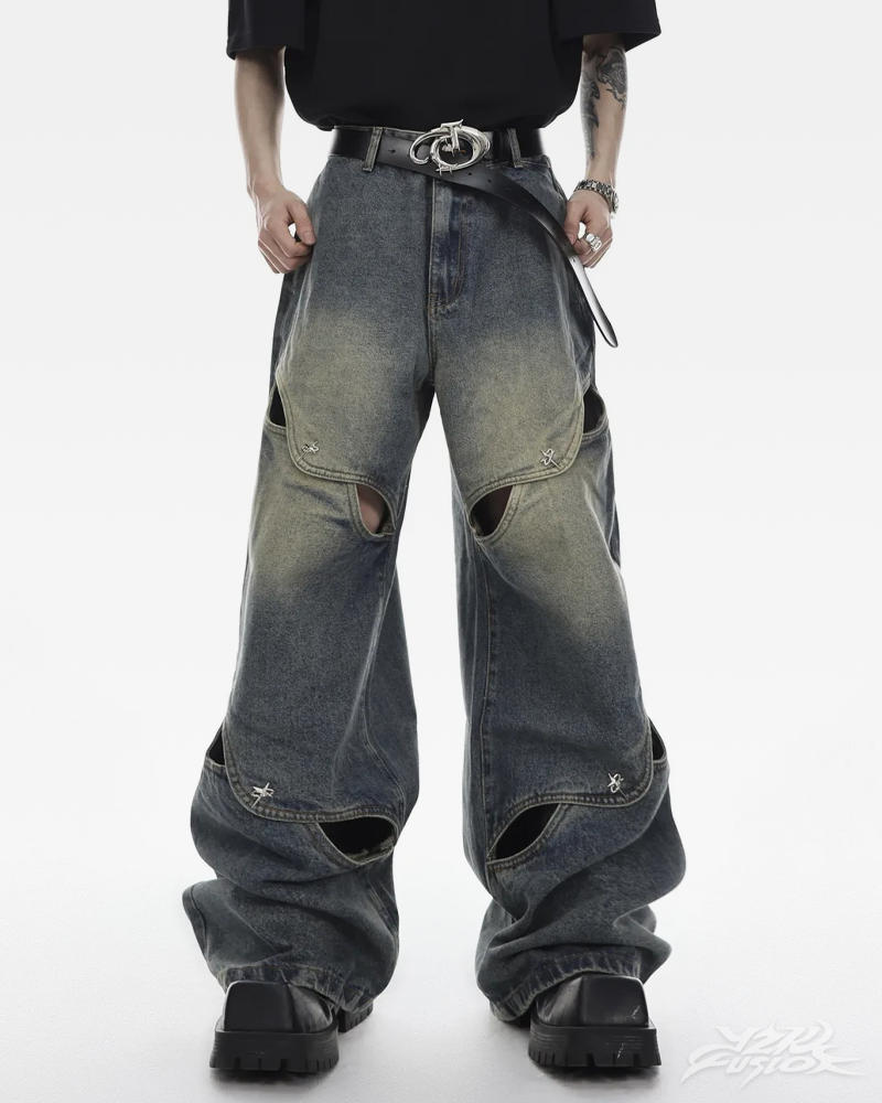 OFFSEAL Y2K Men's Cyber Jeans