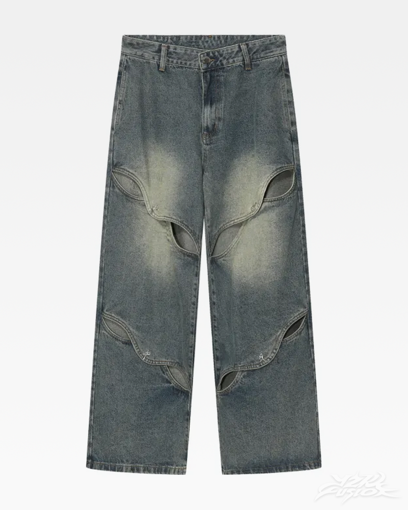 OFFSEAL Y2K Men's Cyber Jeans