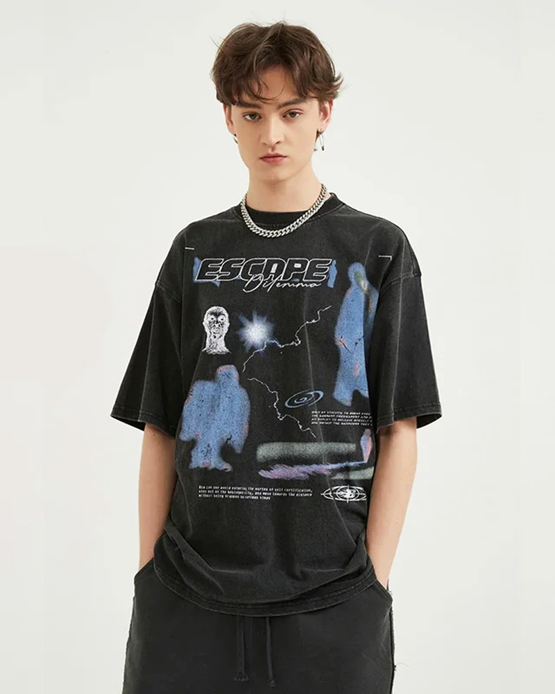 OFFSEAL Y2K Cyber Shirt