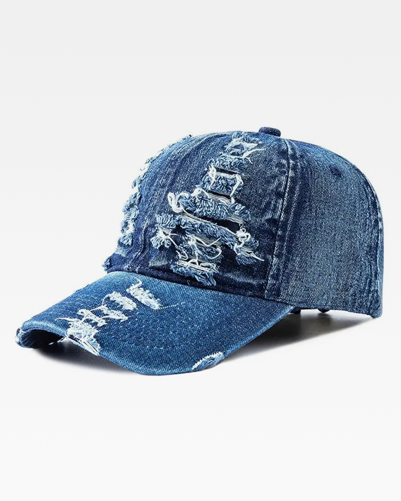 OFFSEAL Denim Distressed Cap