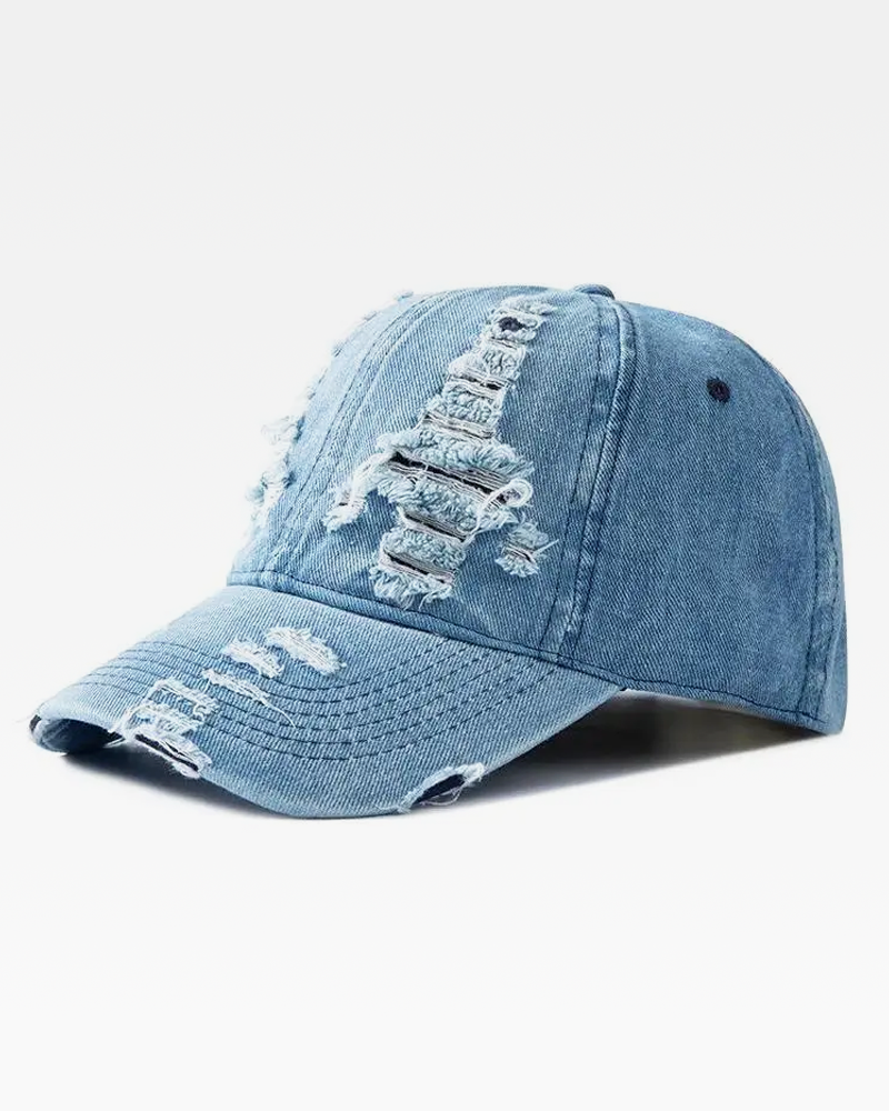 OFFSEAL Denim Distressed Cap