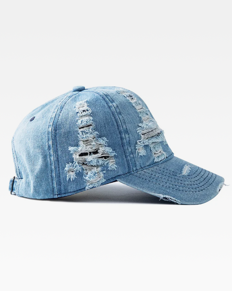 OFFSEAL Denim Distressed Cap