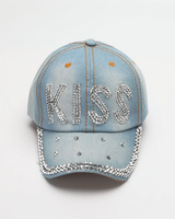 OFFSEAL Denim Hat with Rhinestones
